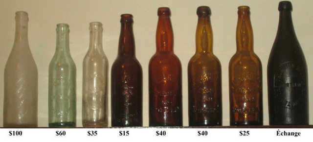 Vielles bouteilles dans Art et objets de collection  à Saint-Jean-sur-Richelieu - Image 2