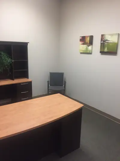 Furnished office space for rent with plenty of parking available, near Co-op, restaurants, Tim Horto...
