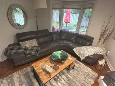 Leather Sectional Sofa, View more