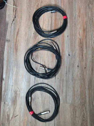 XLR to 1/4 inch cables, View more