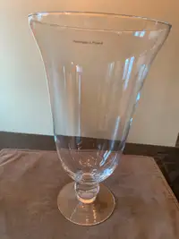 New 14 Inches High - Glass Table Vase