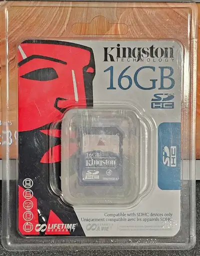 Kingston 16GB SD Card sealed, View more