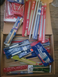 Huge lot of knitting needles most made in England. 
