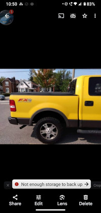 Back cover for a 2006 ford f150 plus the extender bar