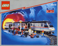 LEGO 4558 METROLINER, 9 volt , 100 % COMPLET WITH INSTRUCTION