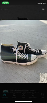 Men’s Black Converse High Tops