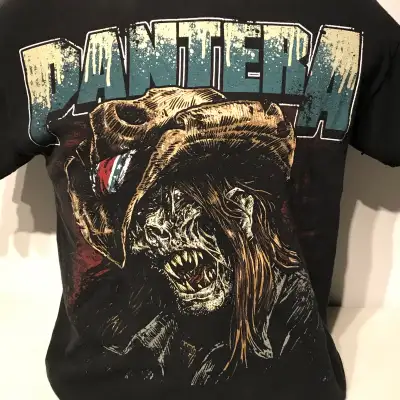 Pantera Zombie Cowboy Heavy Metal Rock Concert T Shirt, View more