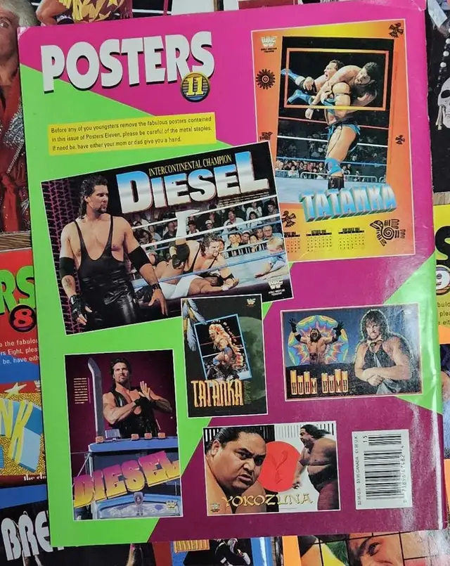 VINTAGE 1990S WWF PRESENTS WRESTLING  POSTERS MAGAZINE SETS WWE in Arts & Collectibles in Oakville / Halton Region - Image 11