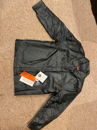 Boys Youth Leather Jacket