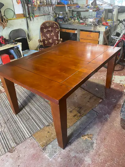 Dining room table and chairs, View more