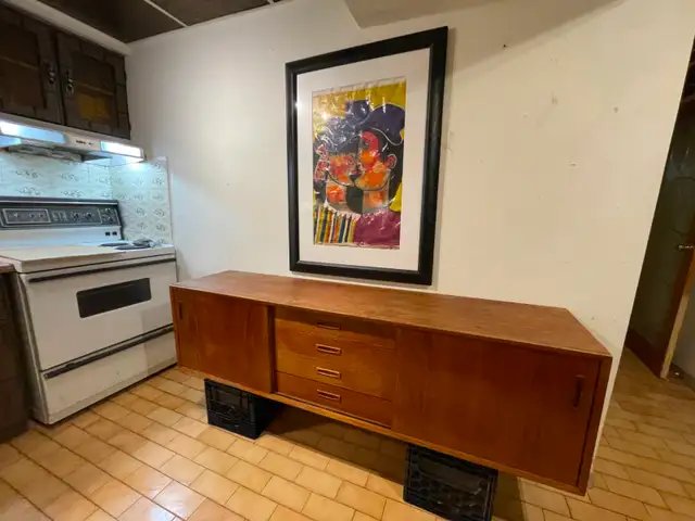 MASSIVE Mid-Century Modern Teak Sideboard in Dressers & Wardrobes in City of Toronto - Image 5