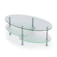 Glass tea table