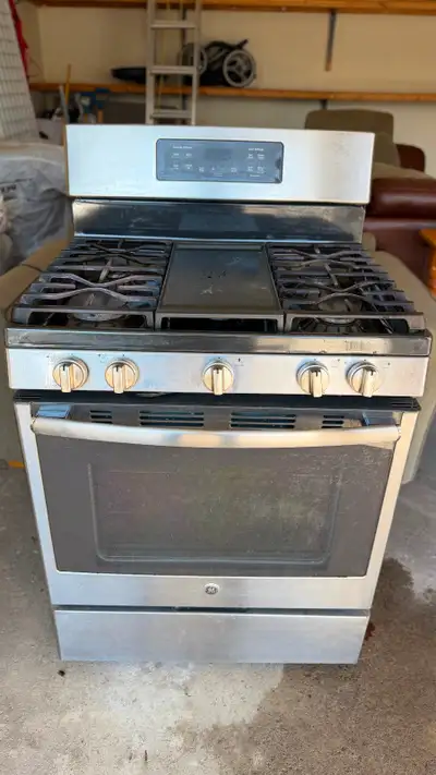 GE Gas Stove with Oven, View more