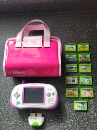 Leap Pad Explorer with carry case, 11 games & $10 digital card!