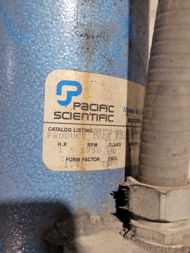 Pacific scientific 1hp motor /gearbox in Other Business & Industrial in Winnipeg - Image 3