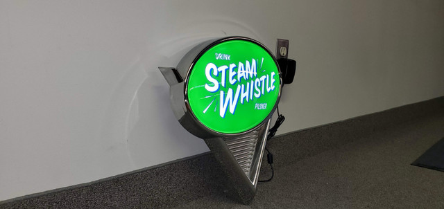 Steam Whistle light up sign in Arts & Collectibles in Markham / York Region - Image 3