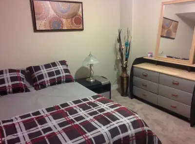 Comes fully furnished with: -Own separate entrance, laundry, full size fridge, Dishwasher -One Parki...