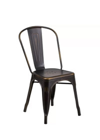 Commercial Grade Metal Indoor/Outdoor Stackable Dining Chairs