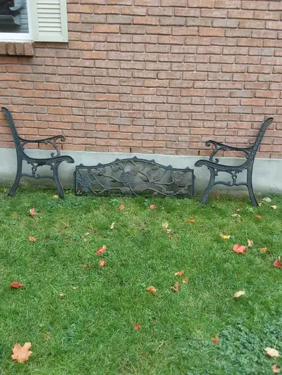 Cast Iron Garden Bench, View more