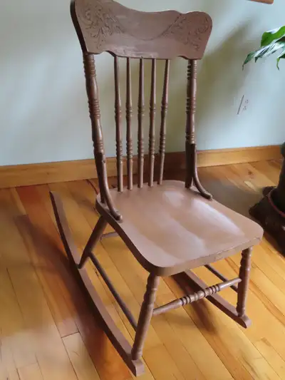 Antique Wood Rocking Chair, View more