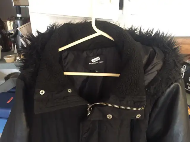 Men’s Winter Jacket Members Only XL coat good condition  in Men's in Calgary - Image 4