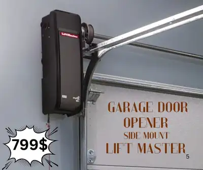Side garage door motor, View more