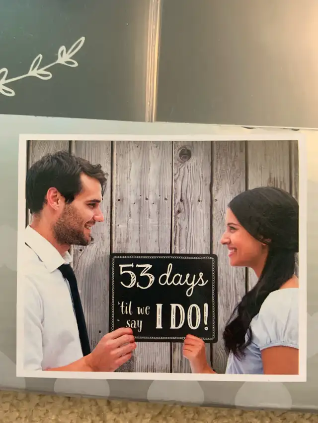 New in box Wedding Chalkboard set63436970740097123