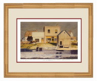 AJ Casson Group Of Seven Bobcaygeon framed special Limited Editi
