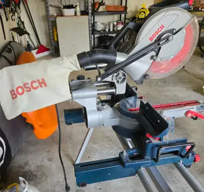 Bosch Miter Saw and Stand For Sale, View more