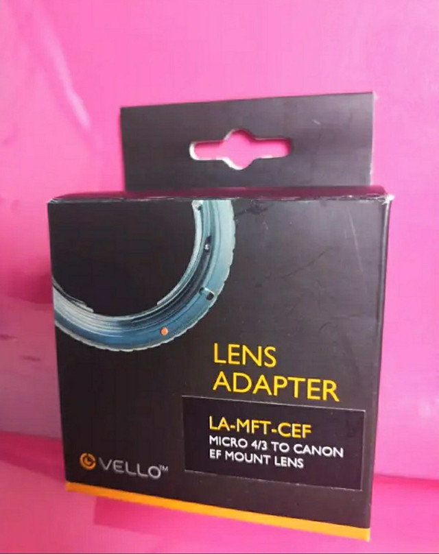 Vello Lens Adapter Canon lens to Micro 4/3 in Cameras & Camcorders in Mississauga / Peel Region