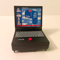 Vintage 97 ACME Worlds Smallest Laptop Sound Fridge Magnet Works