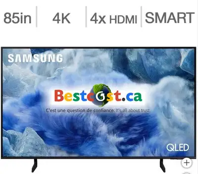 Télévision QLED 85'' QN85Q8FAAFXZC 4K UHD 120Hz Smart Samsung, View more