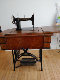 Canadian made Percival antique treadle sewing machine