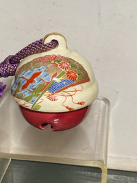 Vintage Japanese Clay Bell Ceramic Dorei