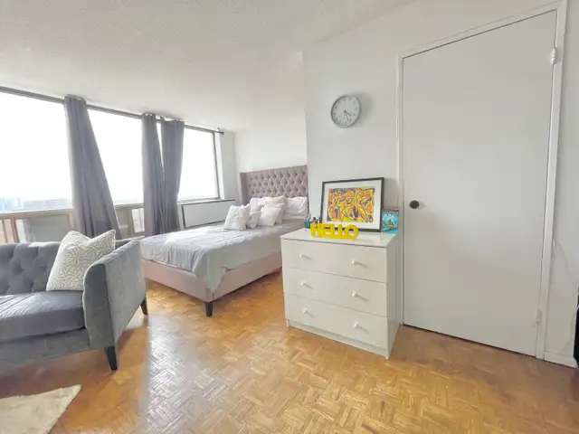 Fully Furnish Studio/Loft Apartment Cable, Net, Utils Inc.