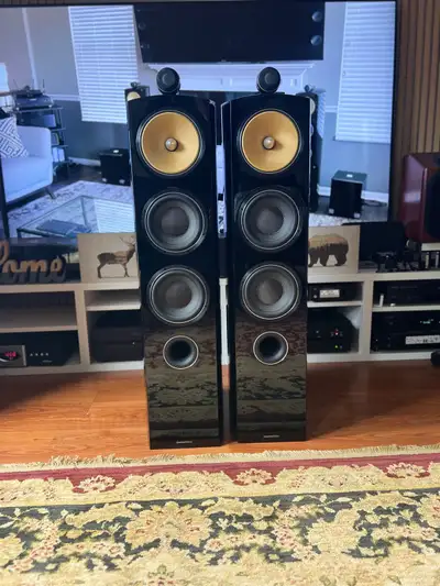B&W Bowers and Wilkins 804 Diamond D2 speakers in Gloss Black, View more