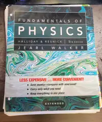 Fundamentals of Physics 9th Edition EXTENDED [Loose Leaf Ver]