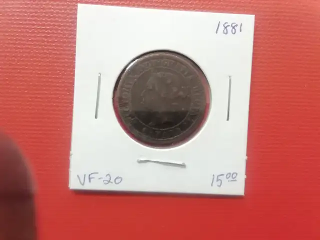 1881 Canada One Cent Coin