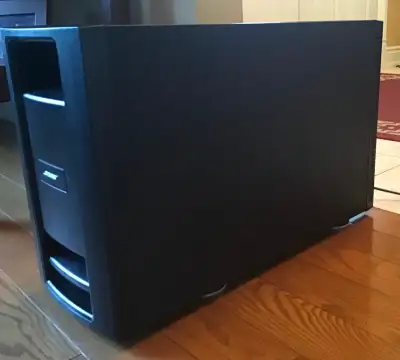 With power cord and connection cord.
