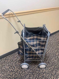 Plaid shopping cart