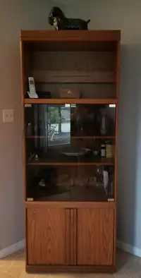 Hutch, TV stand, display cabinets