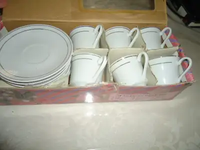 **TURKISH COFFEE CUPS & SAUCERS**, View more