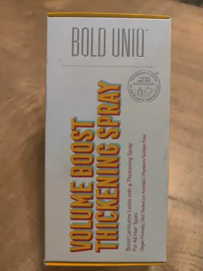 Bold Uniq Volumizing Hair Thickening Texture Spray - New, Sealed, View more