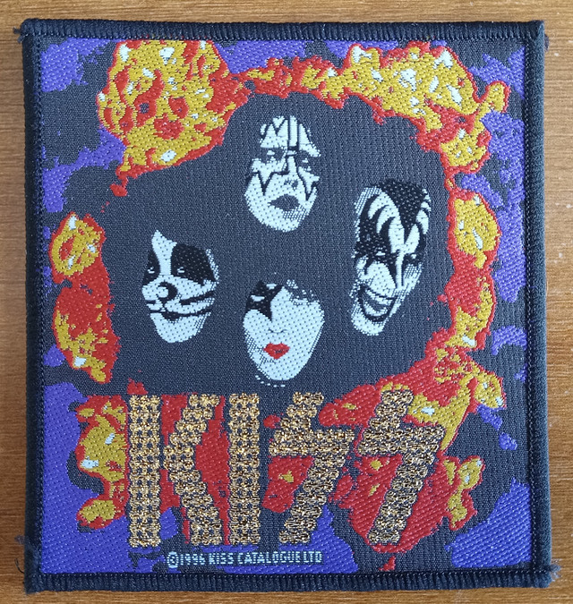 KISS EXTRA LARGE ORIGINAL WOVEN SEW-ON PATCH 1996!! in Other in Mississauga / Peel Region