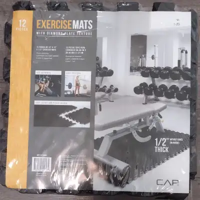 Brand New Exercise Mats - 12 Pieces , View more