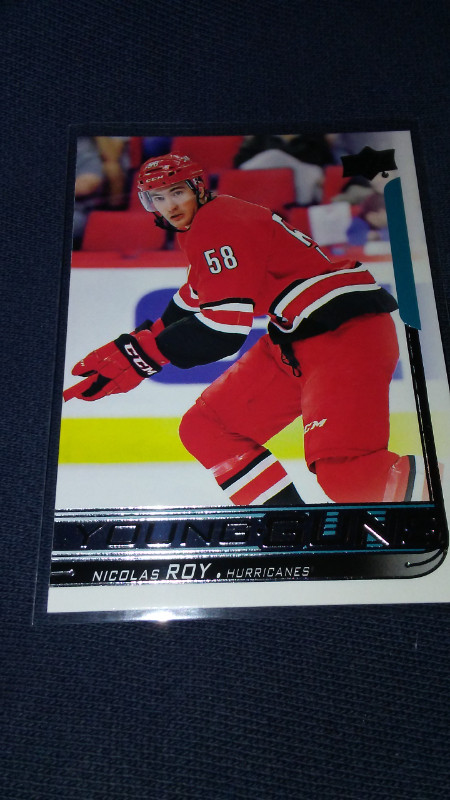 Nicolas Roy Young Guns 18-19 UD Rookie Card in Arts & Collectibles in Kawartha Lakes
