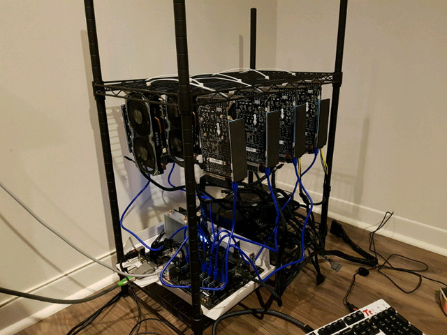 Ethereum mining rig NO GPU dans Ordinateurs de bureau  à Ville de Montréal - Image 2