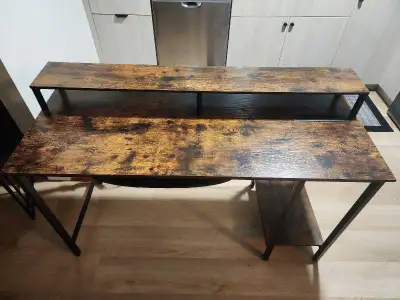 Computer Desk w/ Built in Power Bar, View more