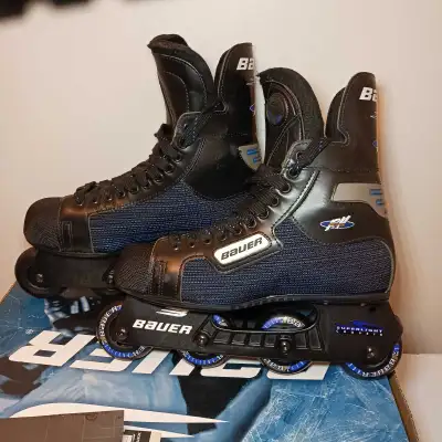 1996 Bauer Roller Hockey Skates Rollerblades 10 D Mens, View more