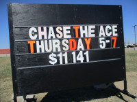 CHASE THE ACE RIVERCREST MOTEL WEST ST. PAUL THURSDAY $11,141.